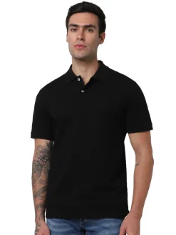Selected Homme - SLHCRATER - Structure SS Polo - Black