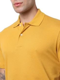 Selected Homme - SLHCRATER - Structure SS Polo - Yellow
