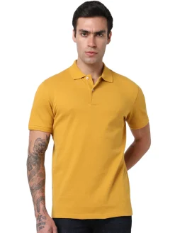 Selected Homme - SLHCRATER - Structure SS Polo - Yellow