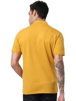 Selected Homme - SLHCRATER - Structure SS Polo - Yellow