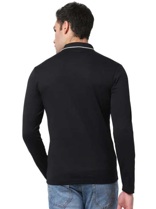Selected Homme - SLHTHEO-FIGO - Zip Long Sleeve - Black