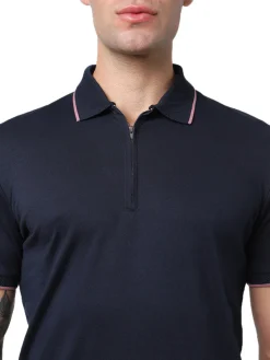 Selected Homme - SLHTHEO - Figo Zip - Navy Blue