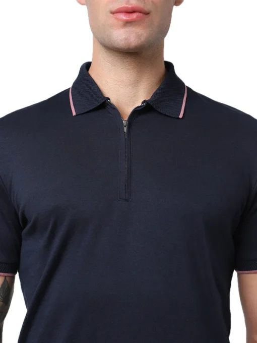 Selected Homme - SLHTHEO - Figo Zip - Navy Blue