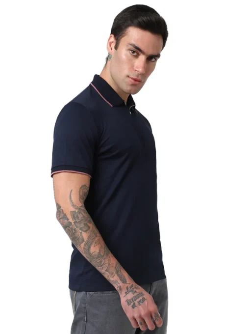 Selected Homme - SLHTHEO - Figo Zip - Navy Blue