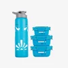 Glasafe Lunch Meal Office Combo Set of 4 (Tiffin: 320mlx1 + 520mlx2 + Bottle: 750ml) 2 Glasafe Lunch Meal Office Combo Set of 4