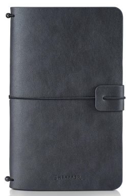 SHEAFFER Matte Black 9317BP + Leatherette Brown