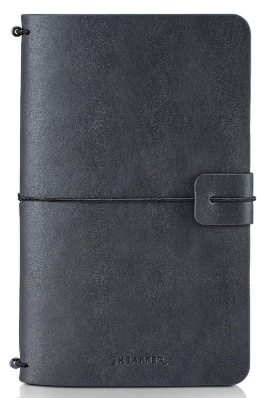 SHEAFFER Matte Black 9317BP + Leatherette Brown