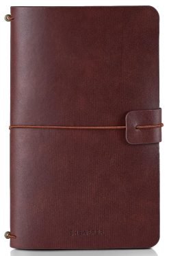 SHEAFFER Neon Blue 9401BP + Leatherette Brown