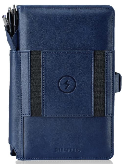 SHEAFFER SUPERBOOK MINI with 8000mAh BLUE with E323 BRUSHED CHROME
