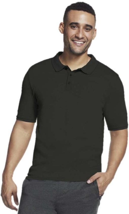 SKECHERS BLACK POLO REGULAR FIT
