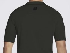 SKECHERS BLACK POLO REGULAR FIT