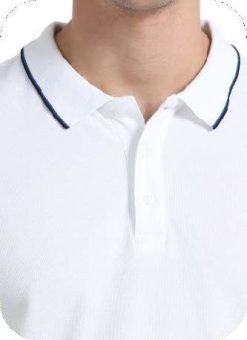 SKECHERS WHITE WITH ROYAL AND NAVY BLUE TIPPING