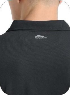 Skechers Black Polo Neck T-shirt