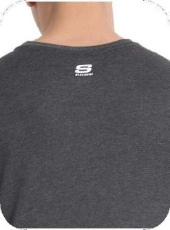 Skechers Charcoal Grey round neck T-shirt