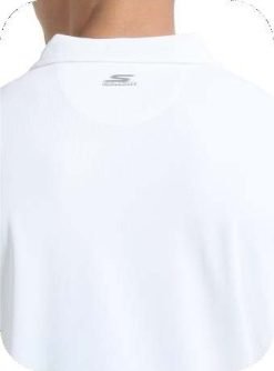 Skechers White Polo Neck T-shirt