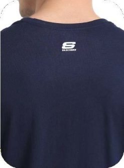 Skechers Navy Blue round neck T-shirt