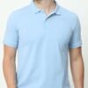 Van Heusen Polo Neck T-shirt Aqua Blue