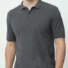Van Heusen Polo Neck T-shirt Charcoal Grey