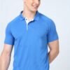 Van Heusen Dryfit T-shirt Aqua Blue