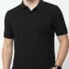 Van Heusen Polo Neck T-shirt Black