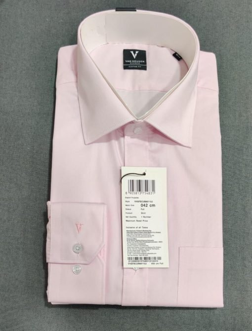 Van Heusen Work Wear Shirt Pink
