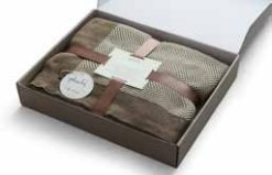 Herringbone Throws & Cushions Gift Sets TCCHB008