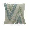 Pluchi Arrowhead Cushion Cover Mint, Green & Natural