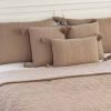 Pluchi Decor & Bedding Diamond Linked PLBCDL44 Dove Beige & Linen