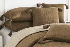 Pluchi Decor & Bedding Diamond Linked PLBCDL45 Fab Green & Oak