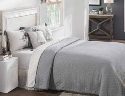 Pluchi Decor & Bedding Freya BCDMQ060 Light Grey Melange & Natural