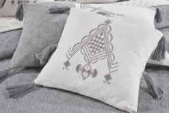 Pluchi Decor & Bedding Freya BCDMQ060 Light Grey Melange & Natural