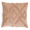 Pluchi Fret Cushion Covers Design 2 Blush Pink