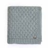 Pluchi Knitted Throws Kelly Knit Throws Medium grey