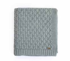 Pluchi Knitted Throws Kelly Knit Throws Medium grey