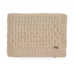 Pluchi Knitted Throws Kelly Knit Throws Stone