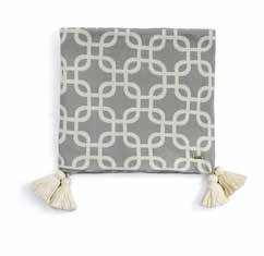 Pluchi Knitted Throws Stroke Light Grey & Natural