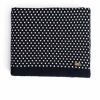 Pluchi Knitted Throws Tiny Check Black & Natural