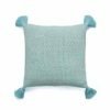 Pluchi Moss Knit Cushion Cover Sky Blue & Natural - CCMKB126