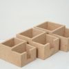 Cork 2 Compartment Bar Caddy