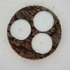 Cork Bark Tea Light Holder