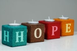 Cork Cube Tea Light Holder