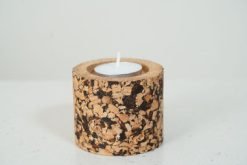 Cork Cylindrical Choco Chip Tea Light Holder