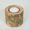 Cork Cylindrical Olive Tea Light Holder