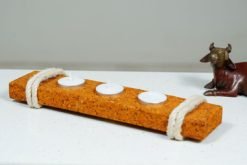 Cork Flat Tea Light Holder