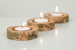 Cork Round Tea Light Holder