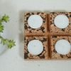 Cork Square 4-IN-1 Tea Light Holder