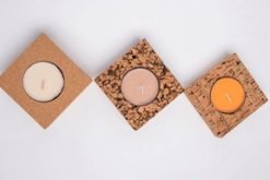 Cork Tea Light Holder Assorted