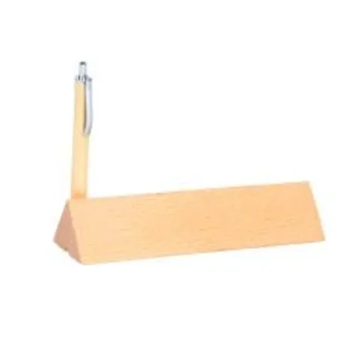 Personalised Wooden Desk Name Plate with Pen holder