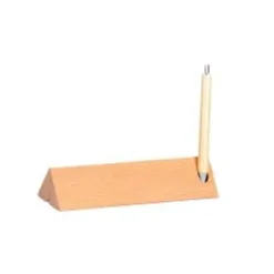 Personalised Wooden Desk Name Plate with Pen holder