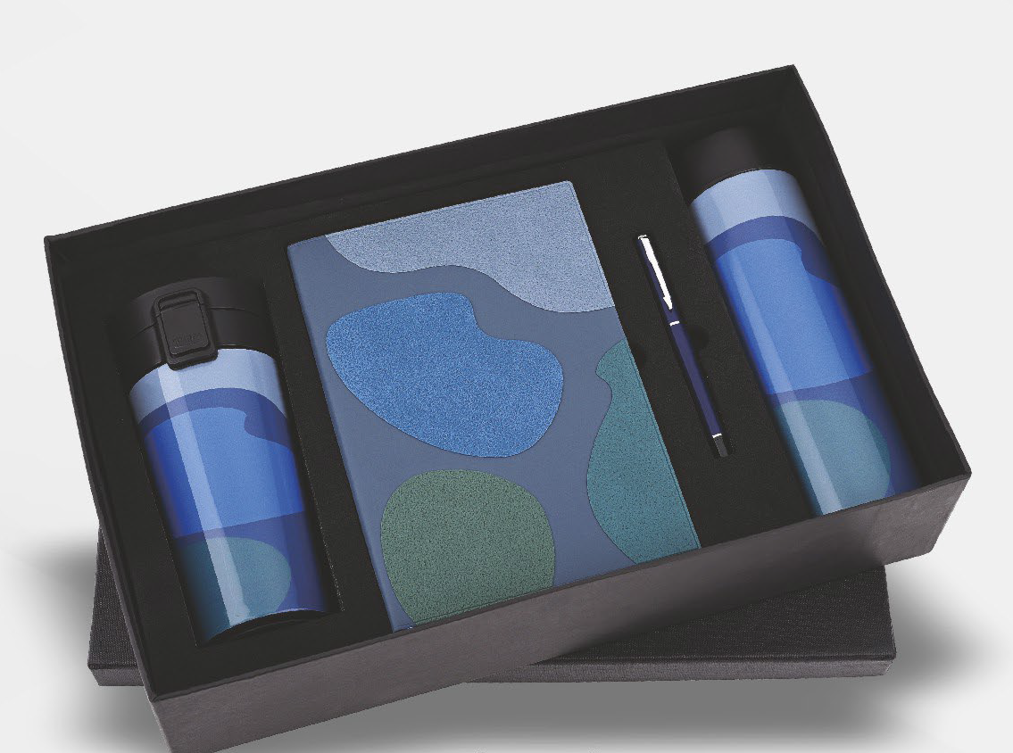 4 in1 Gift Set GCSR290 Blue Abstract
